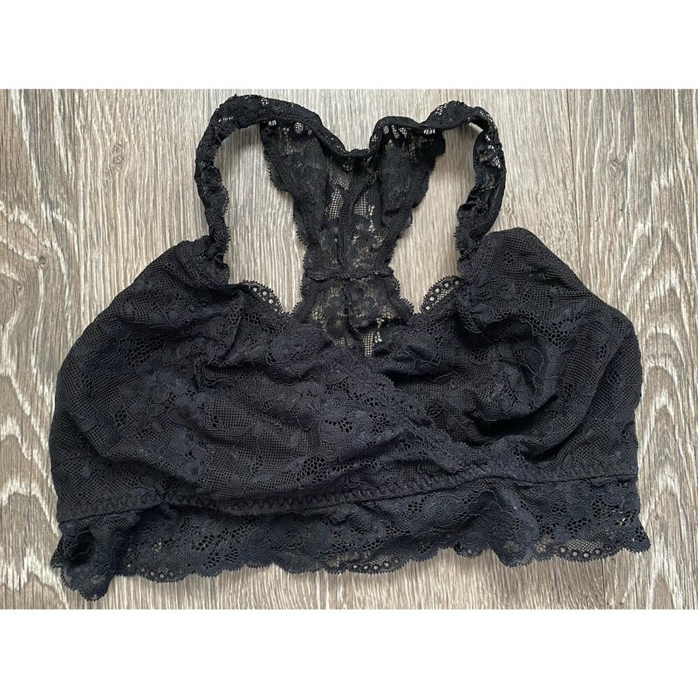 Motherhood Intimates Black Lace‎ Bralette Medium